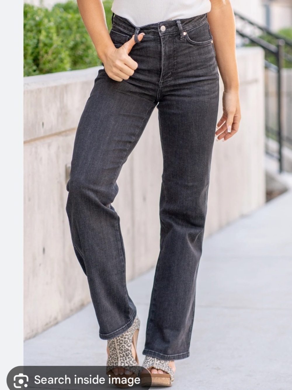 Judy Blue Straight Fit Black Jeans 14w Style JB88677